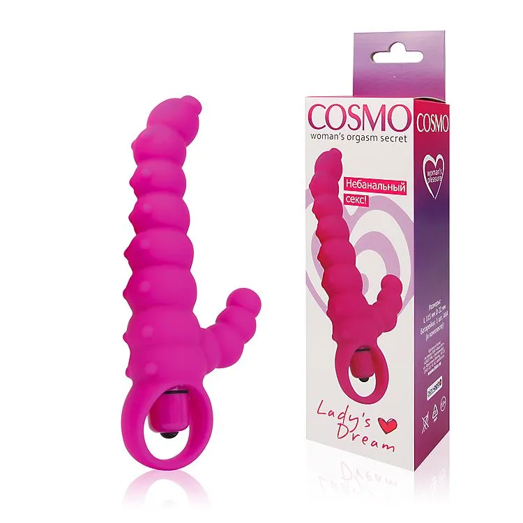 вибромассажер cosmo, розовый в 
