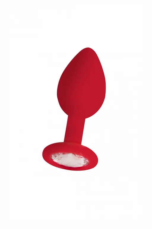 анальная пробка с кристаллом diamond butt plug (medium) в 