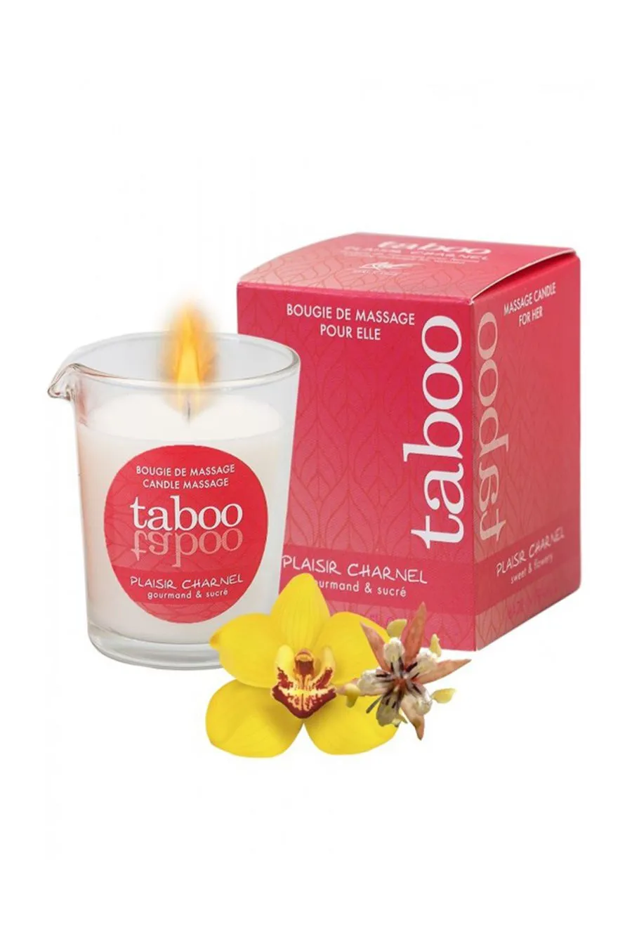 массажное аромамасло для женщин ruf taboo плотское удовольствие(plaisir charnel), цветок какао, 60мл в 