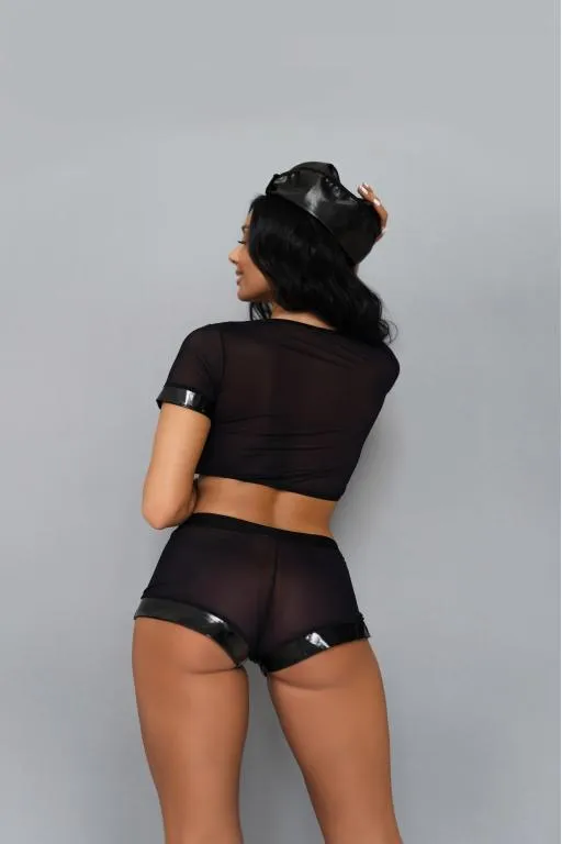 Эротическое эротический игровой костюм "полицейский" s-m в 