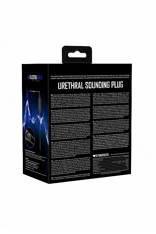 стимулятор уретры с вибрацией и электростимуляцией electro shock urethral sounding plug в 
