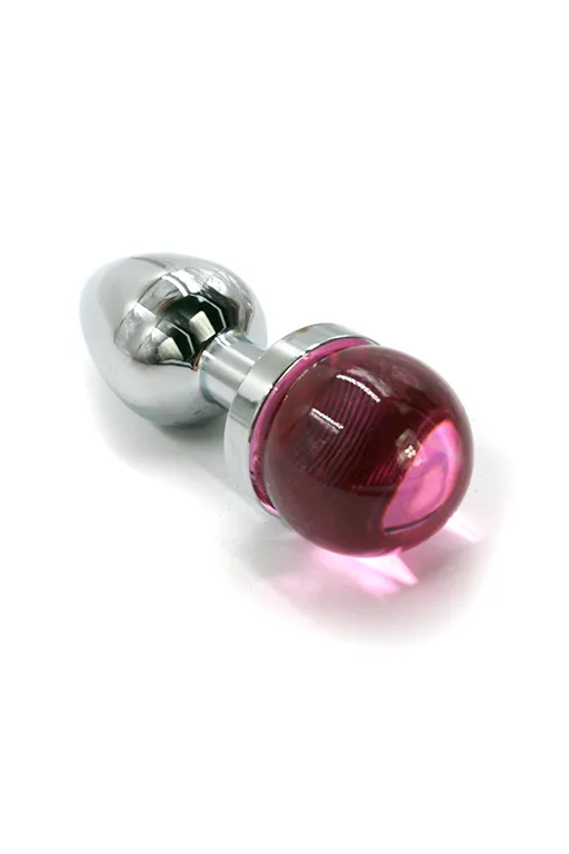 Анальная пробка из аллюминия pink