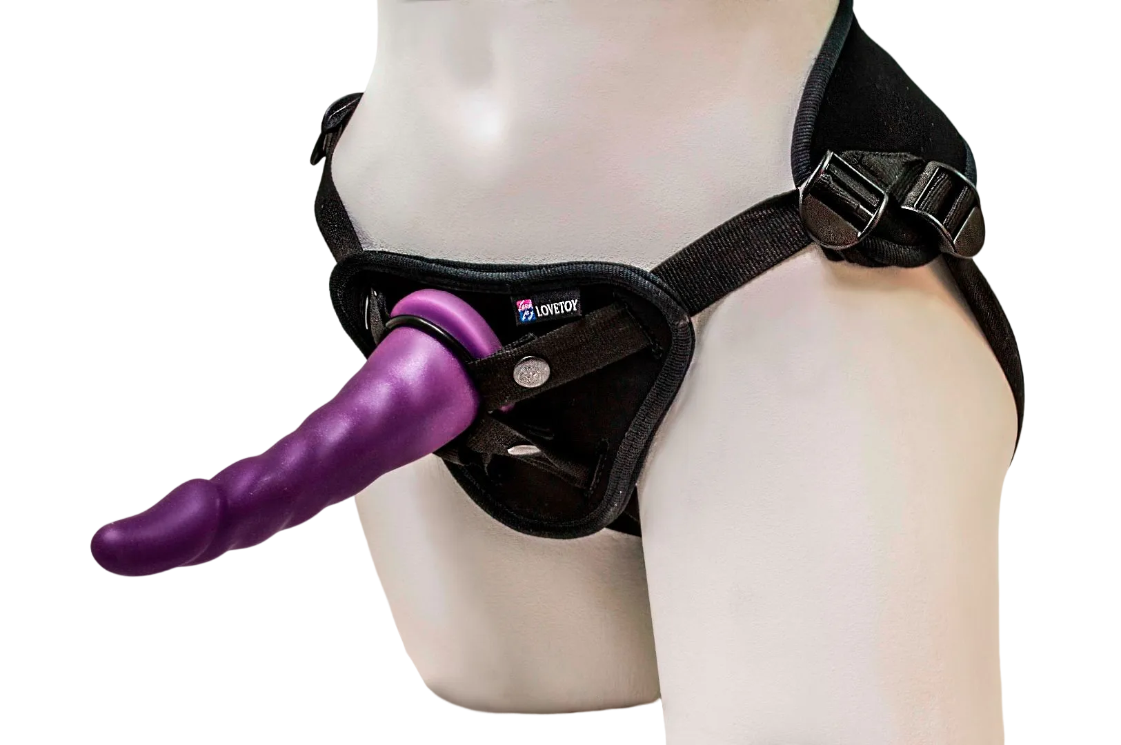 комплект lovetoy uni strap 6, с вибрацией в 