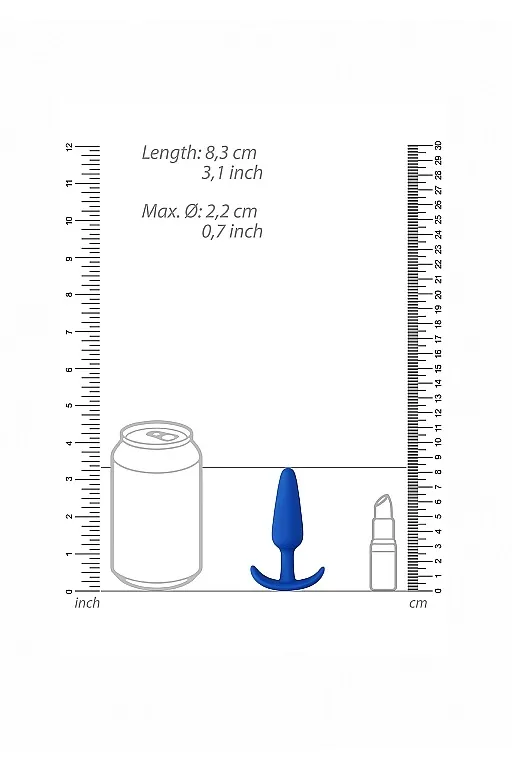 анальная пробка для ношения slim butt plug в 