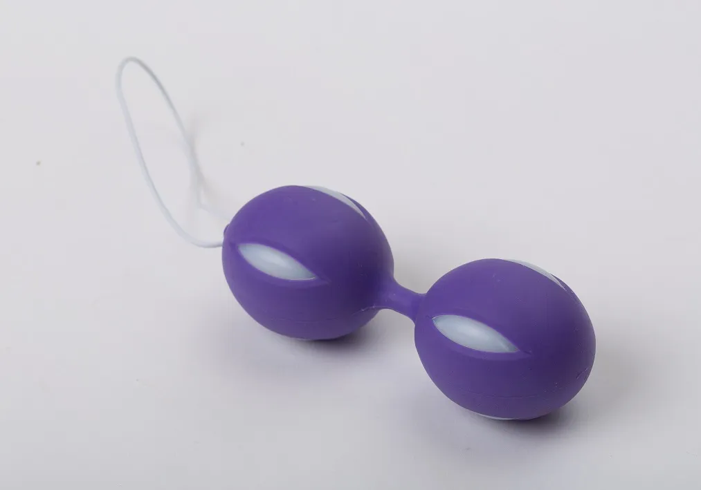 Вагинальные шарики фиолетово-белые 47072-MM