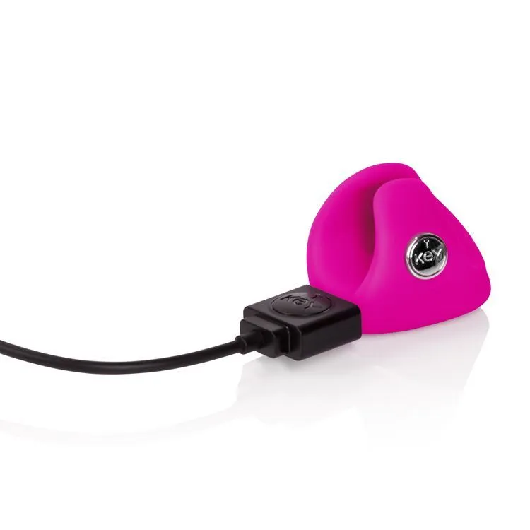 насадка на палец california exotic novelties key by jopen pyxis, розовая в 