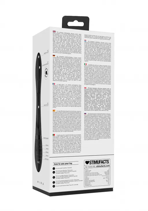 вибромассажер кролик mira с функциями "ротация" и "мгновенный оргазм" в 