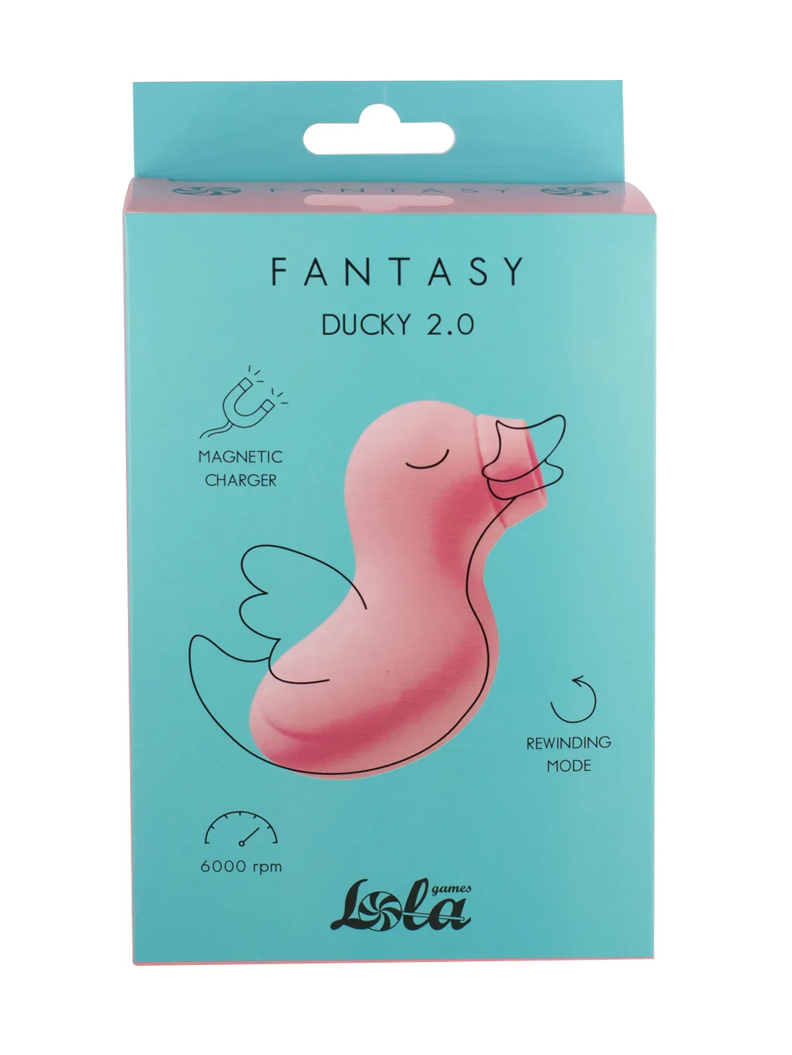 вакуумный стимулятор fantasy ducky 2.0 pink 7913-02lola в 