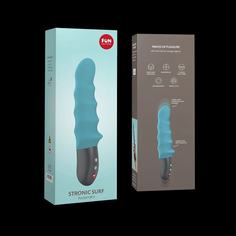пульсатор fun factory stronic surf, бирюзовый в 