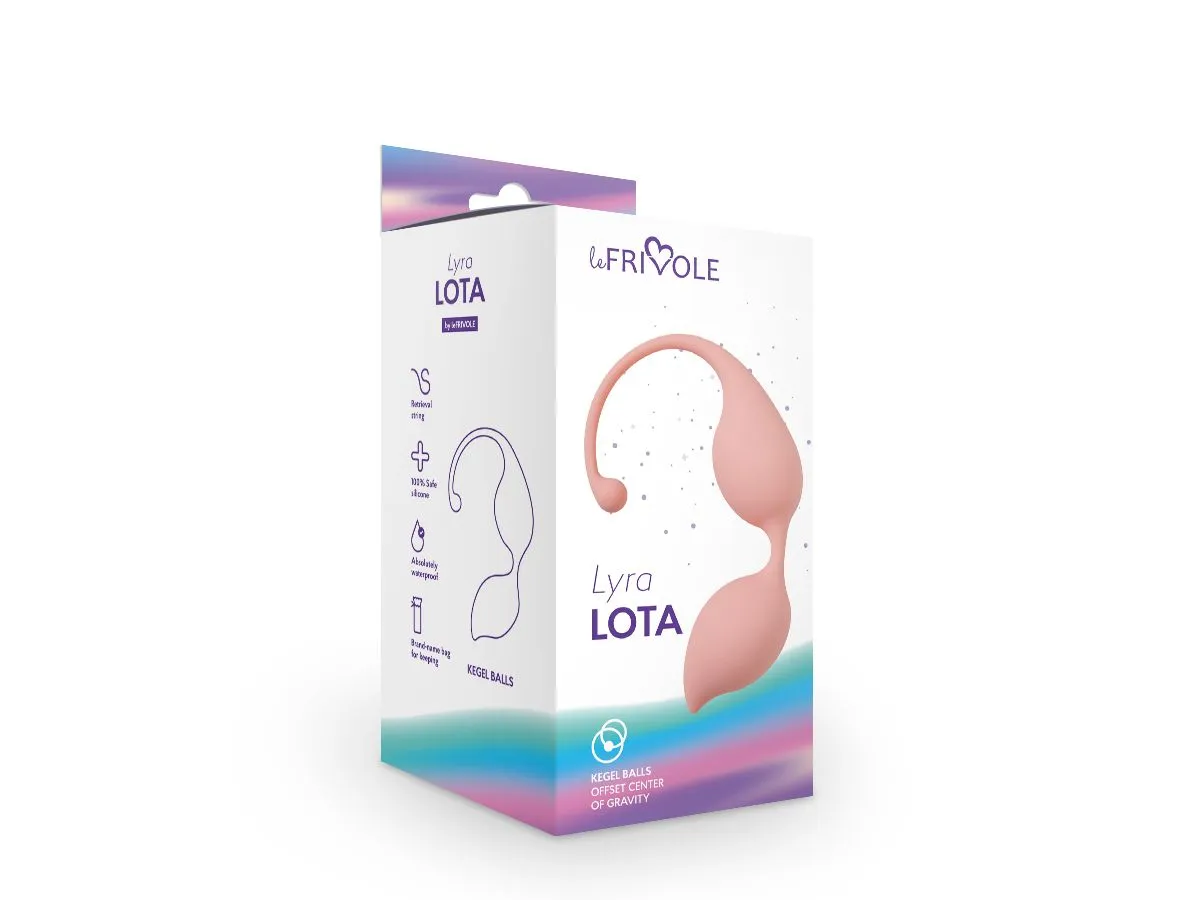 вагинальные шарики lota, персиковый в 