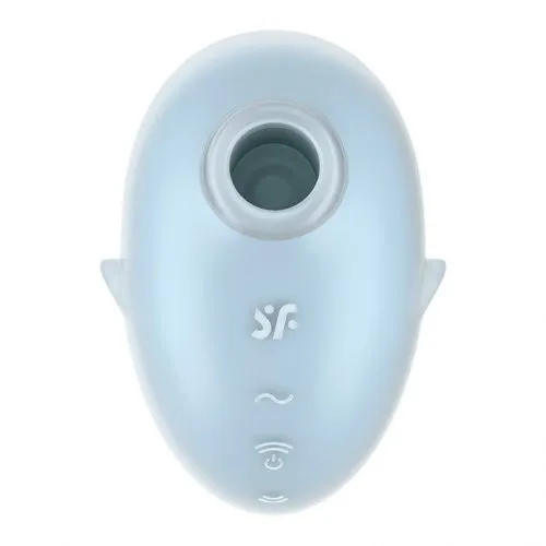 вакуумный массажер satisfyer cutie ghost light blue 067759sa в 