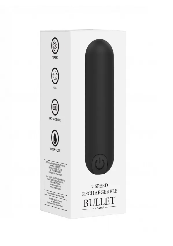 перезаряжаемая вибропуля bgt - 7 speed rechargeable bullet в 