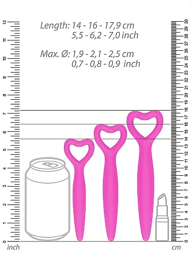 набор вагинальных расширителей с вибропулей silicone vaginal dilator set в 