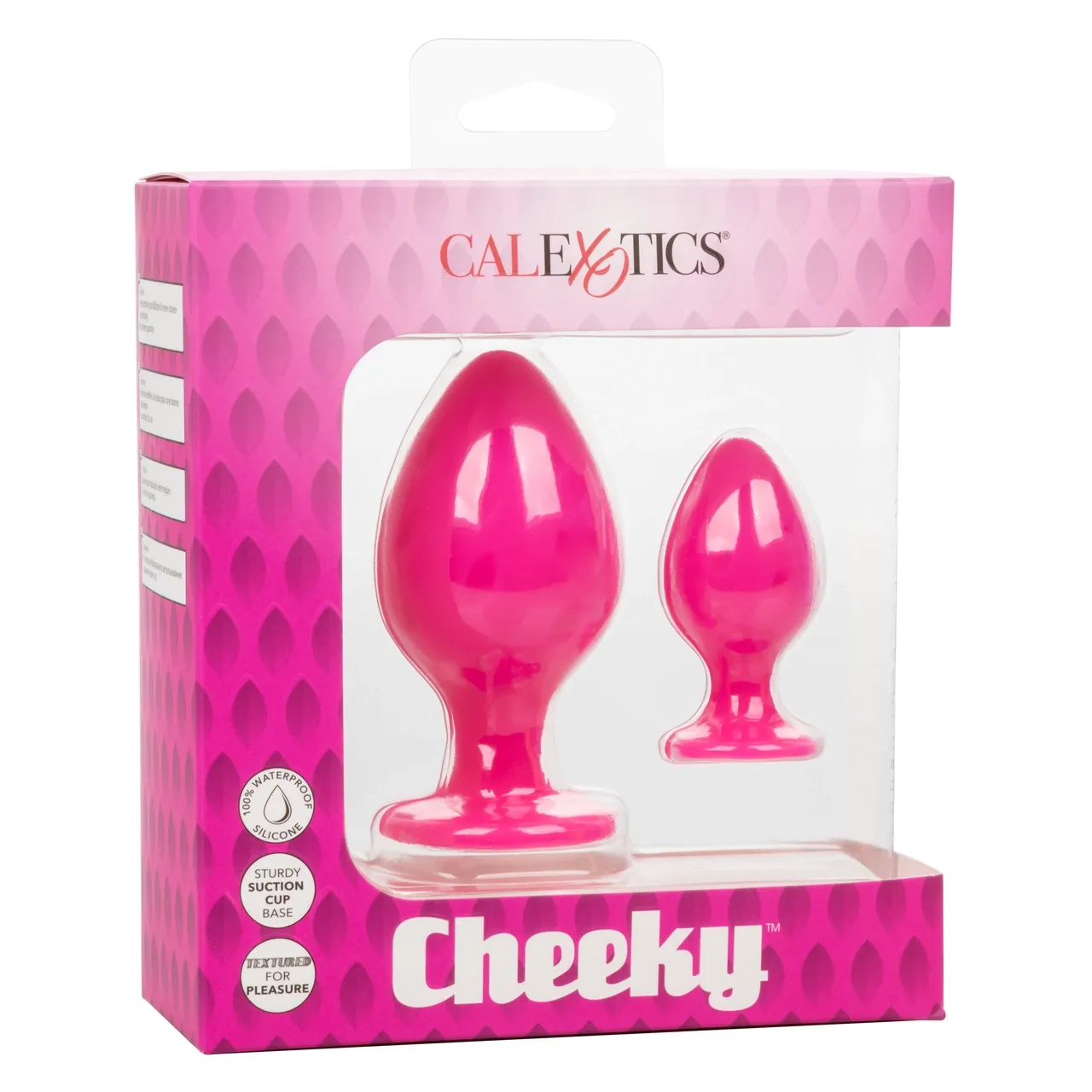 набор из двух анальных пробок cheeky, розовый в 