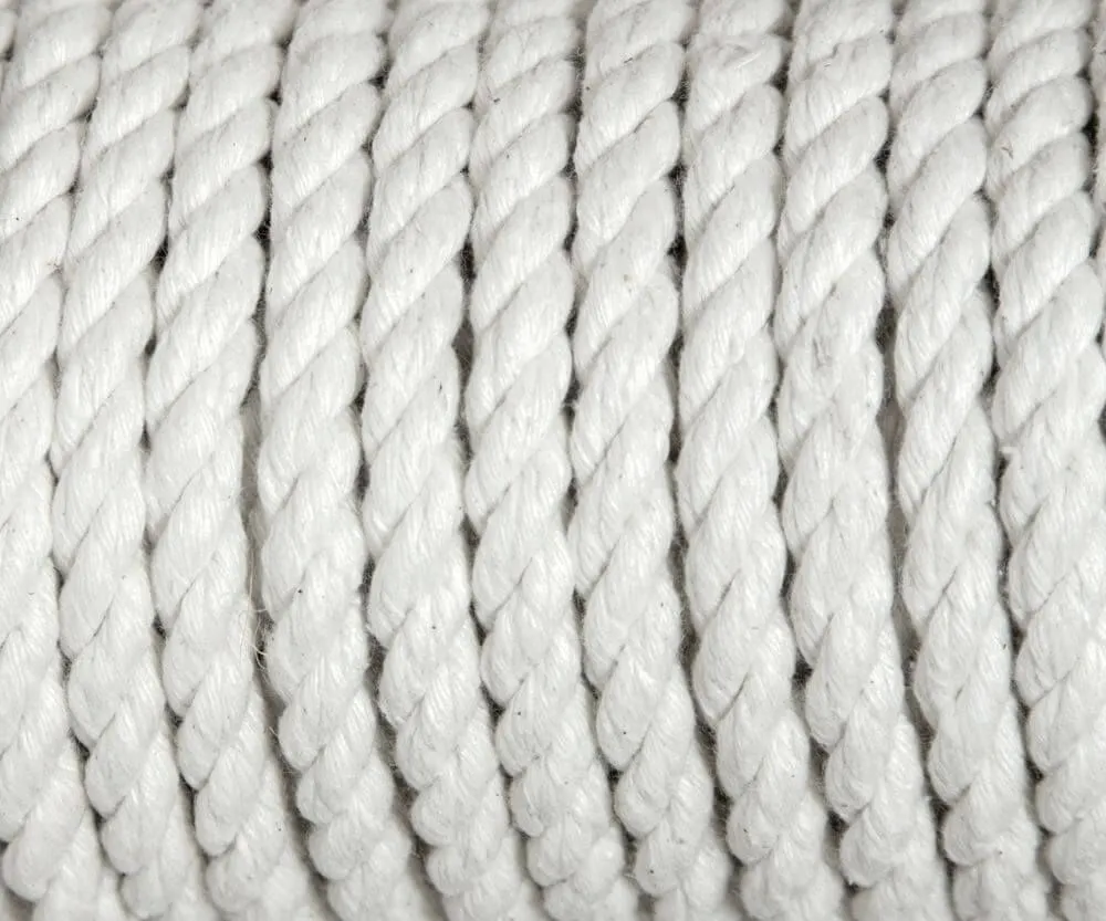 хлопковая веревка для шибари pinkrabbit белая, 20 м в 