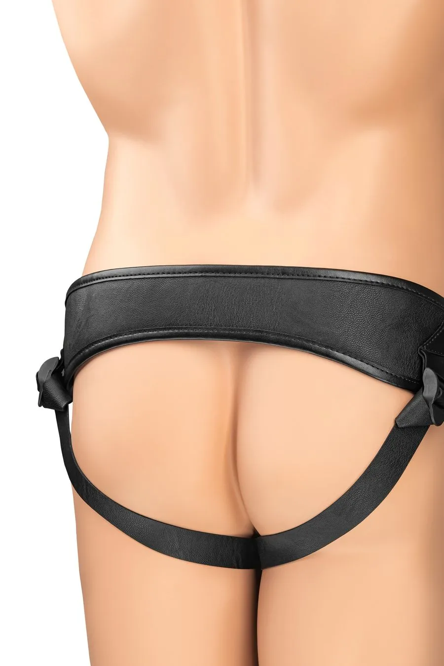 фаллопротез realstick strap-on oberon, tpe, телесный, 14 см в 