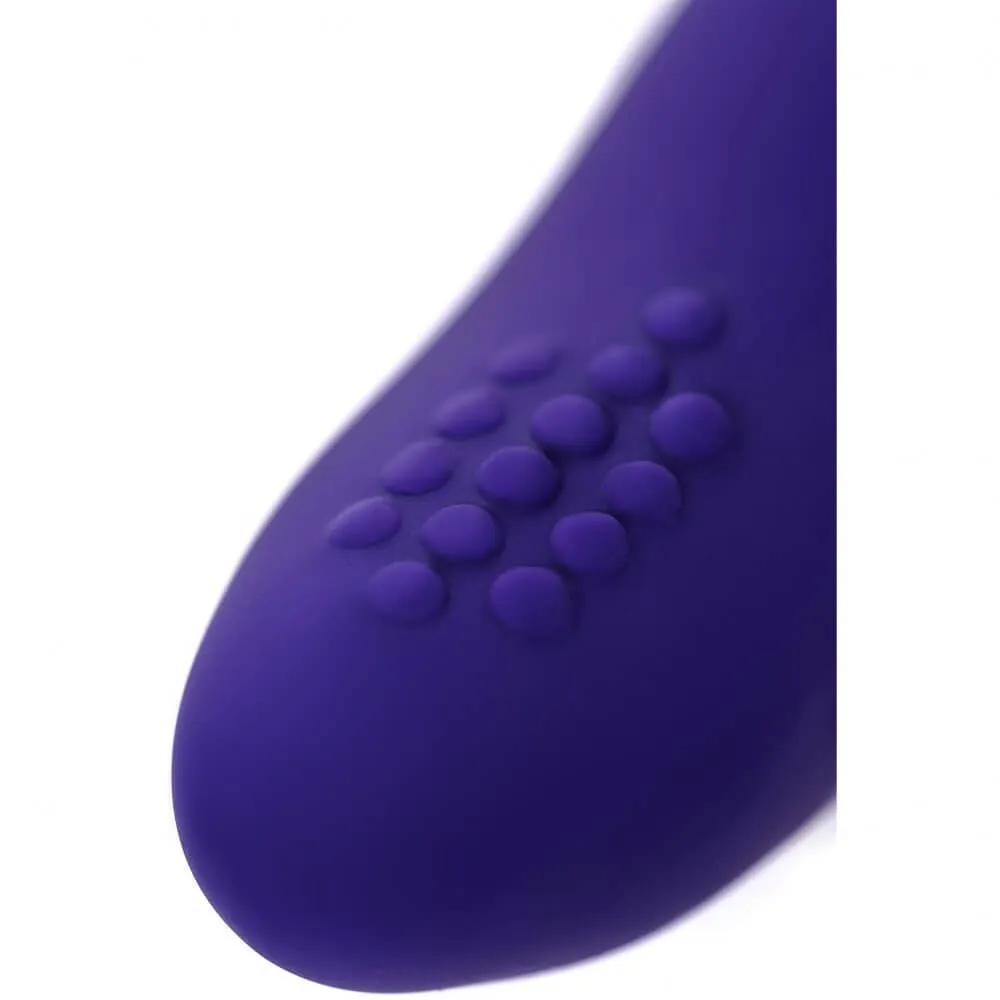 анальный вибростимулятор изогнутый todo by toyfa bruman, фиолетовый в 