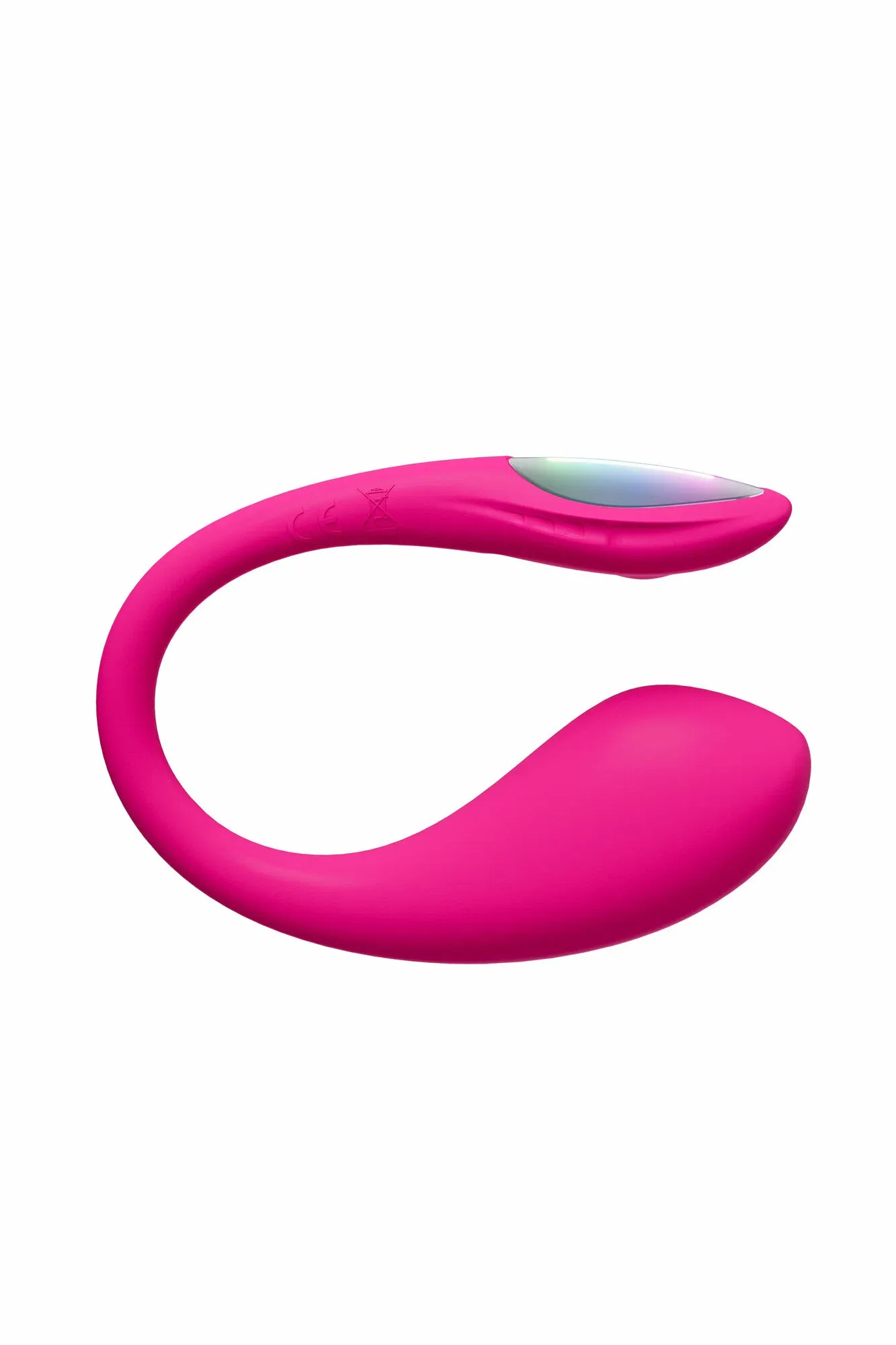 виброяйцо lovense lush mini, силикон, розовый, 9,6 см в 