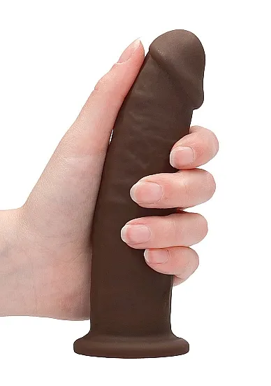 фаллоимитатор без мошонки silicone dildo without balls - 15,3 см. в 