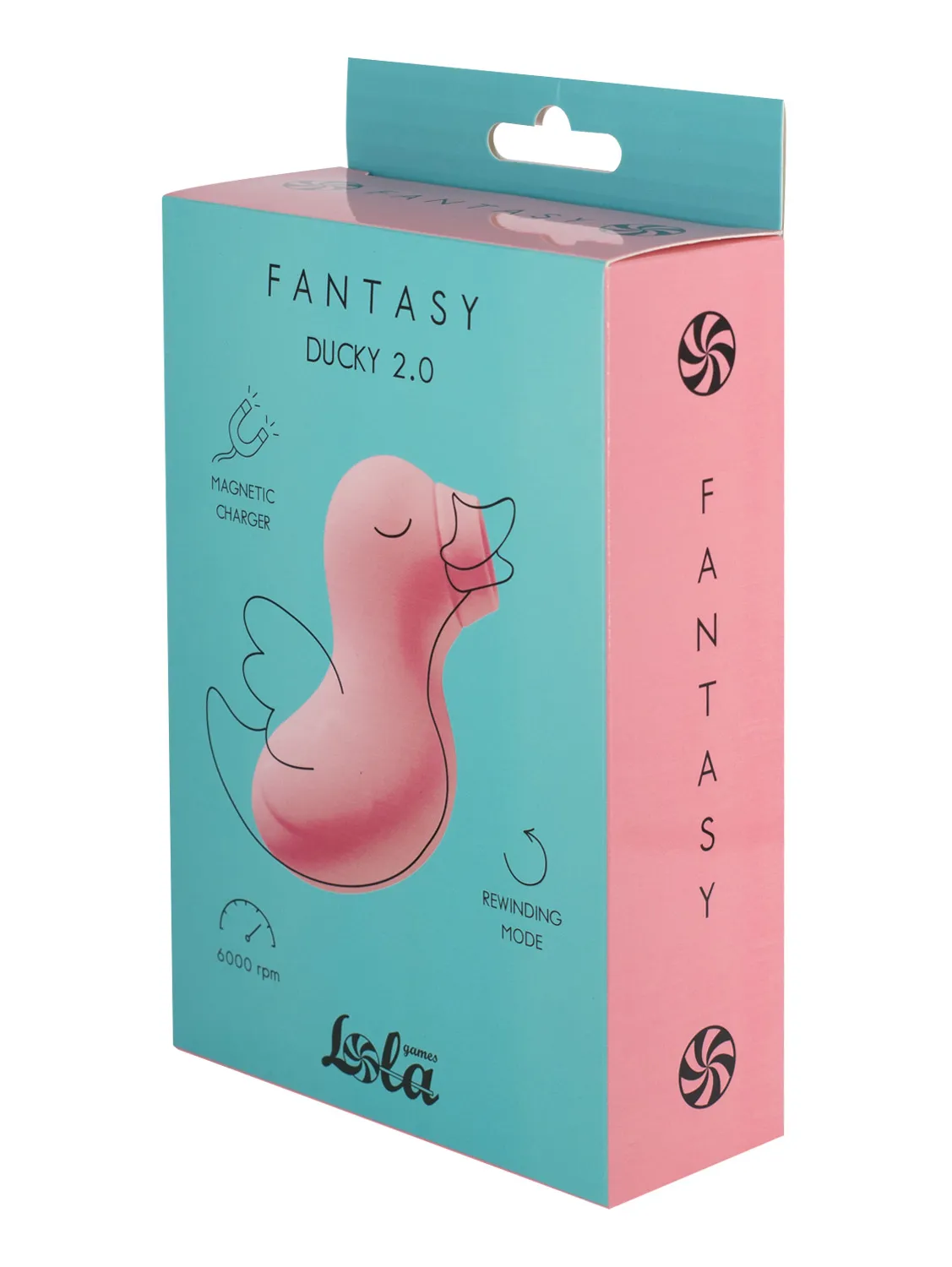 вакуумный стимулятор fantasy ducky 2.0 pink 7913-02lola в 