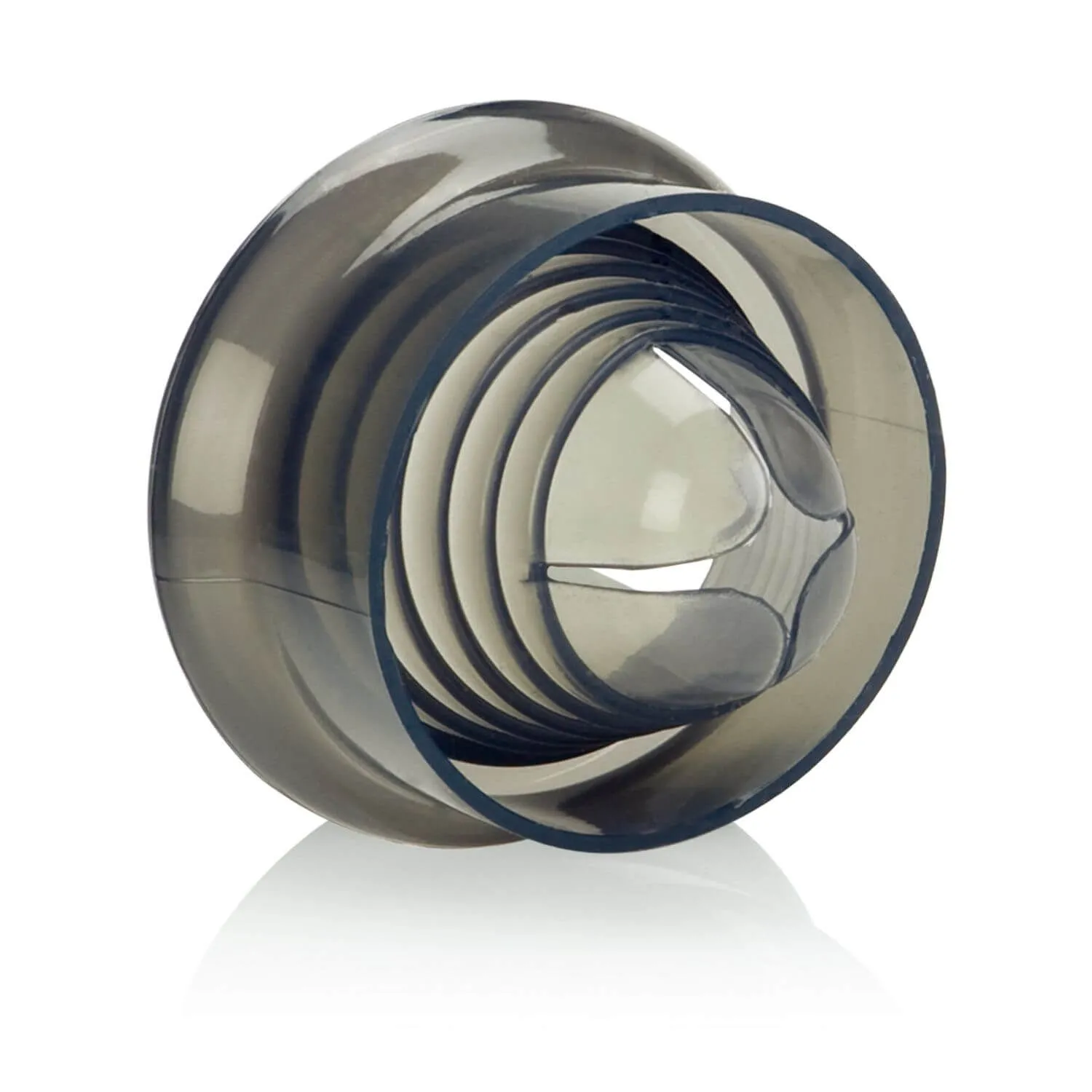 насадка на помпу california exotic novelties universal silicone pump sleeve, серая в 