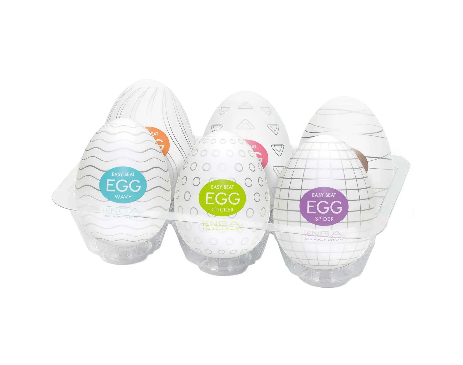 Набор мастурбаторов Tenga Egg №1, 6 шт