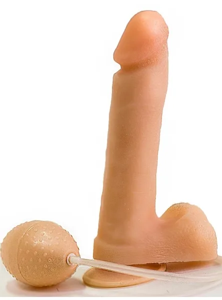 фаллоимитатор - реалистик на присоске с грушей 181500ru в 