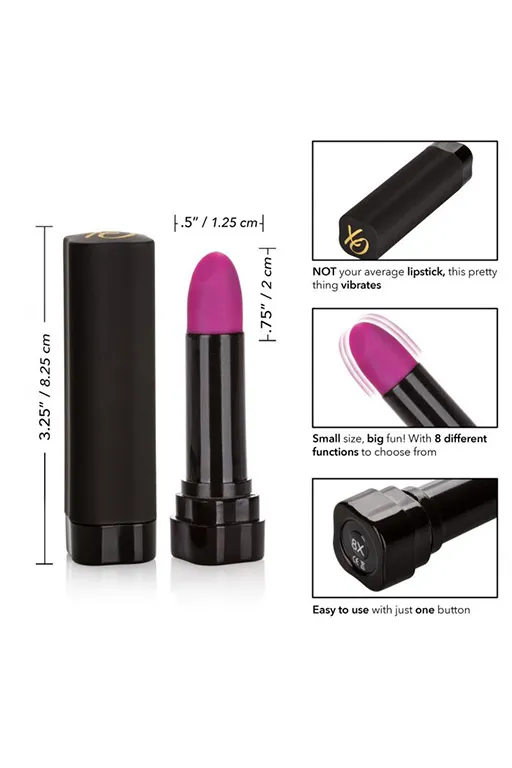 миниатюрный вибромассажер hide & play lipstick в 