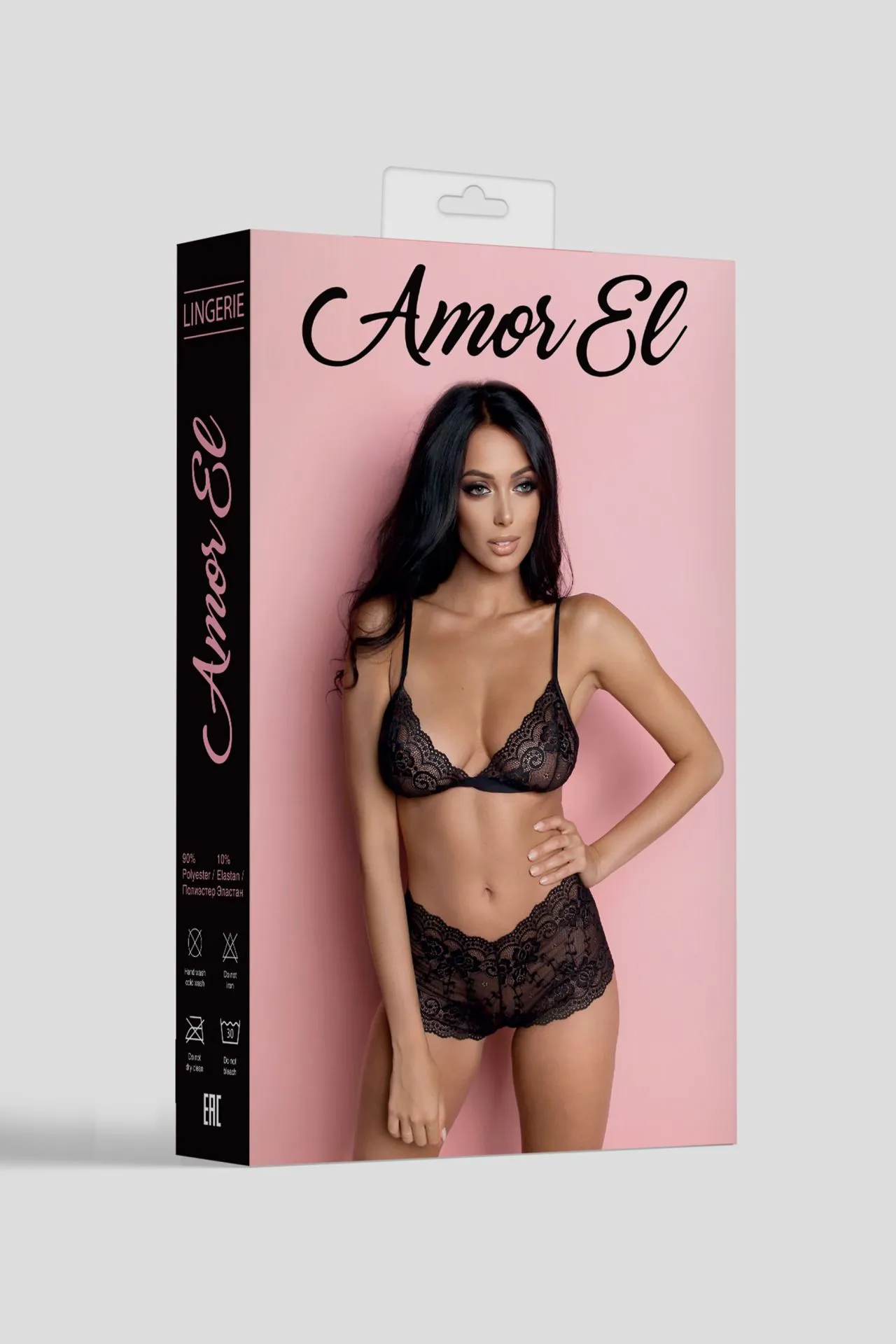 Эротическое комплект эротического белья tina черный l/xl в 