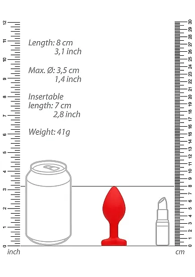 анальная пробка large ribbed diamond heart plug в 
