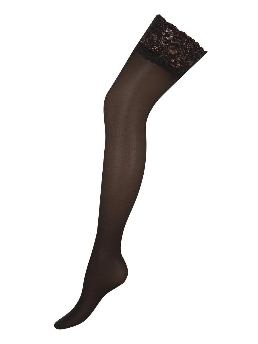 Эротическое чулки женские charmante affetto, антрацит, 1\2 р-р в 