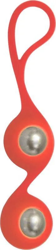 вагинальные шарики juicy toyz melody gold красные в 