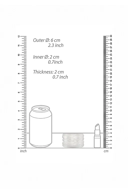 ограничитель - мастурбатор n0. 93 - reversible masturbator and bumper в 