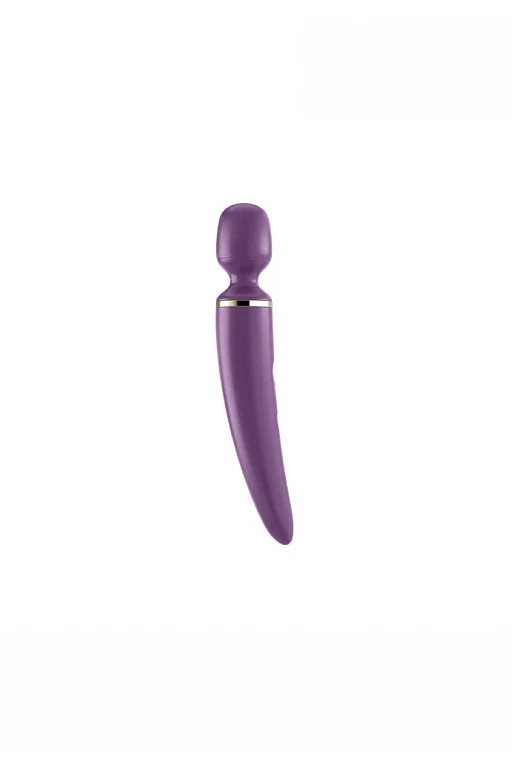 универсальный вибромассажер satisfyer wand-er woman (purple/gold) в 