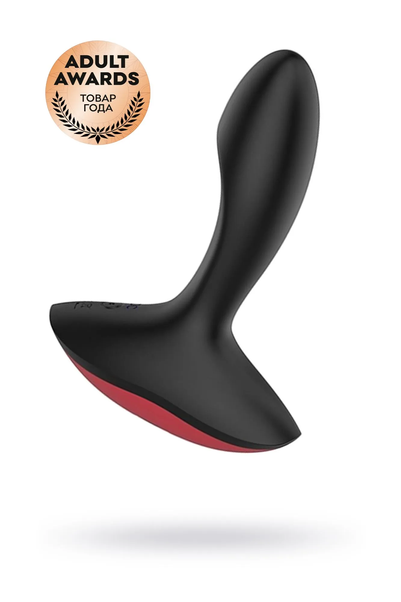 стимулятор простаты magic motion solstice, силикон, черный, 10 см в 