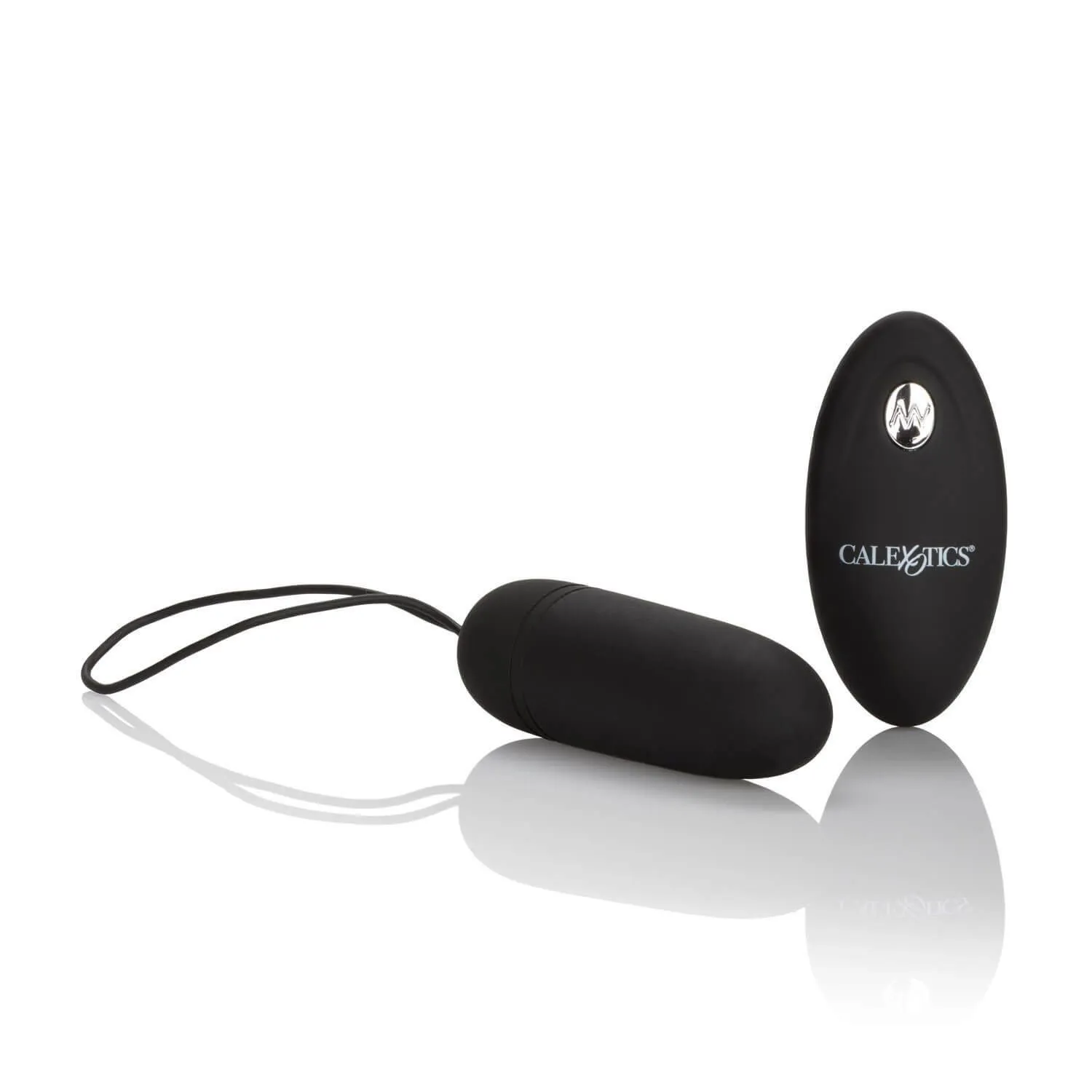 Вибропуля на ДУ California Exotic Novelties Silicone Remote Bullet, черная