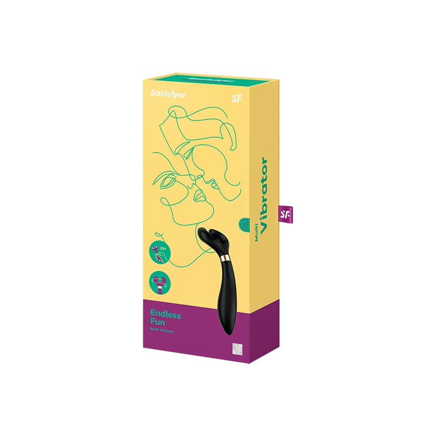 cтимулятор satisfyer endless fun, черный в 