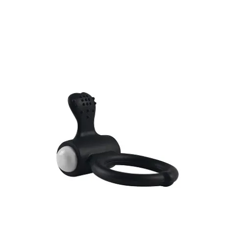 эрекционное кольцо lovetoy power heart, черное  в 