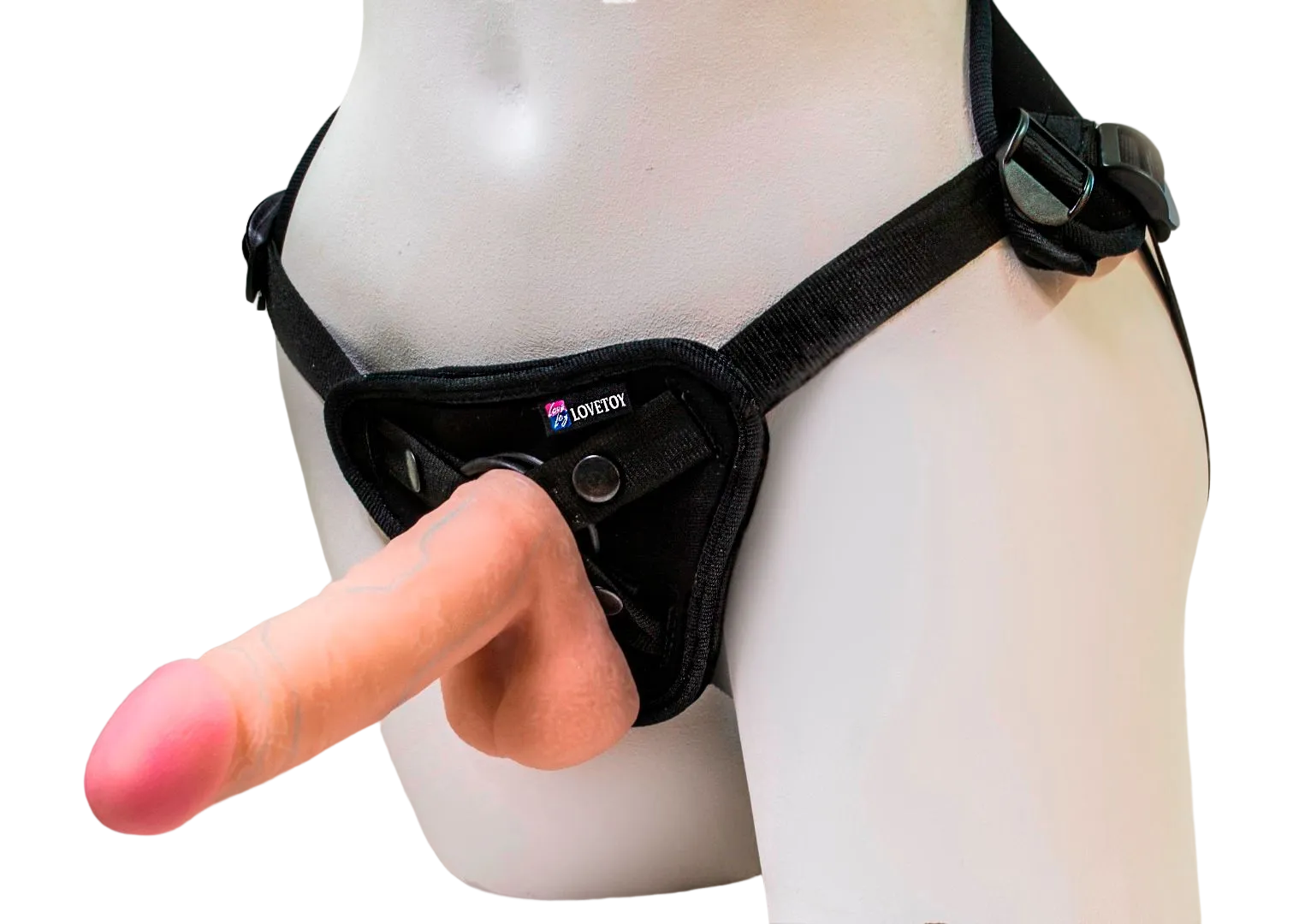 комплект lovetoy uni strap 6, с вибрацией в 