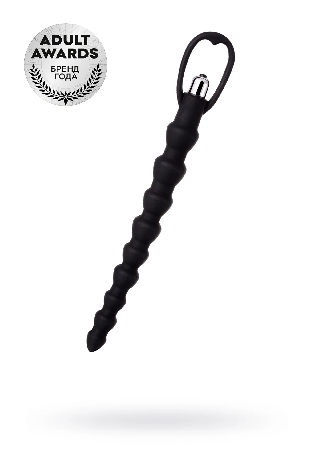 Анальная цепочка Toyfa A-toys Cheran, силикон, чёрный