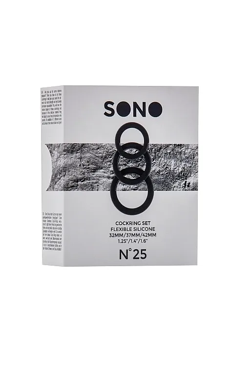 набор из трех эрекционных колец no.25 cockring set в 