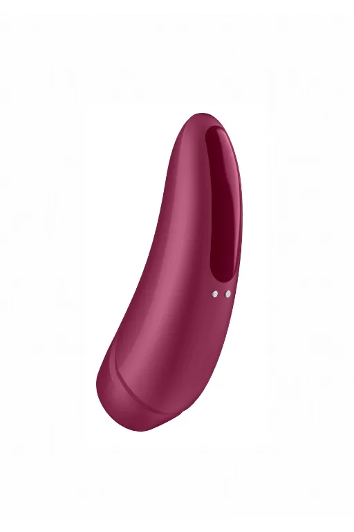 вакуумный массажер с вибрацией satisfyer curvy 1 plus rose red 001821sa в 