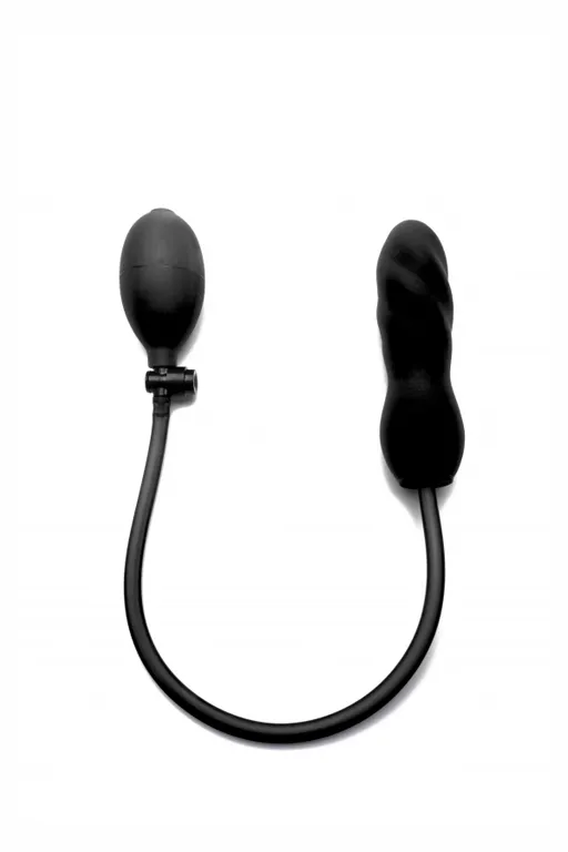 фаллоимитатор с грушей inflatable silicone twist в 