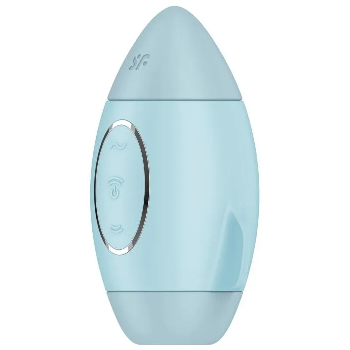 вакуумный массажер satisfyer mission control light blue 060071sa в 