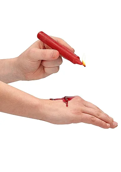 набор восковых bdsm-свечей teasing wax candles в 