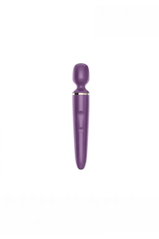 универсальный вибромассажер satisfyer wand-er woman (purple/gold) в 