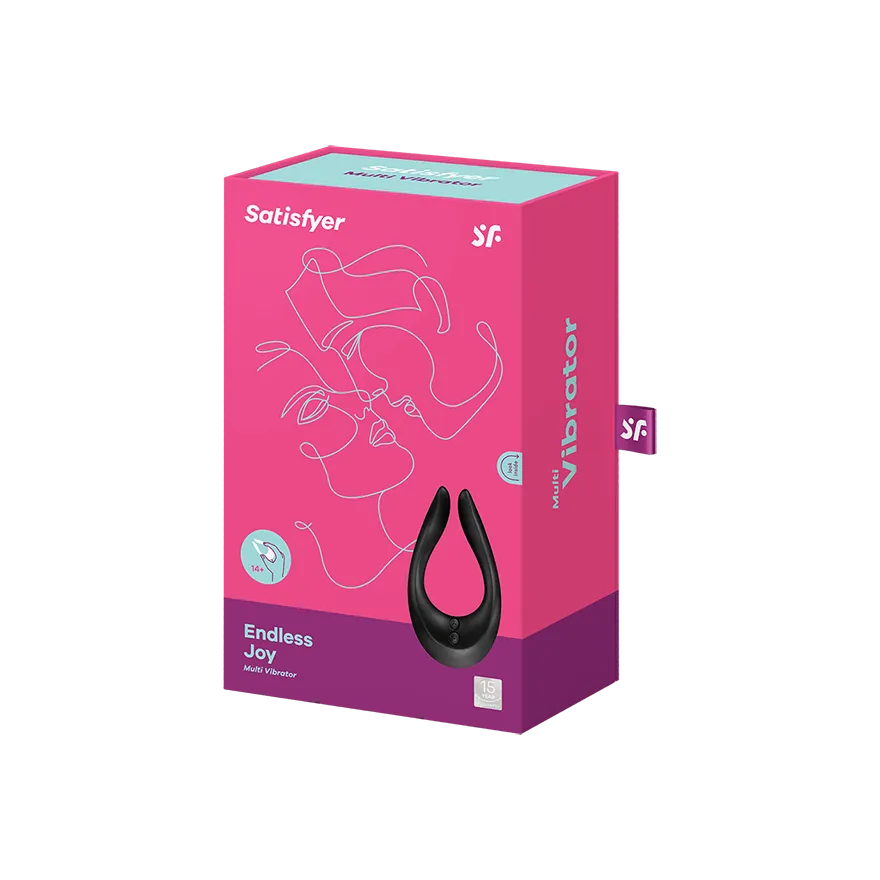 cтимулятор satisfyer endless joy, черный в 