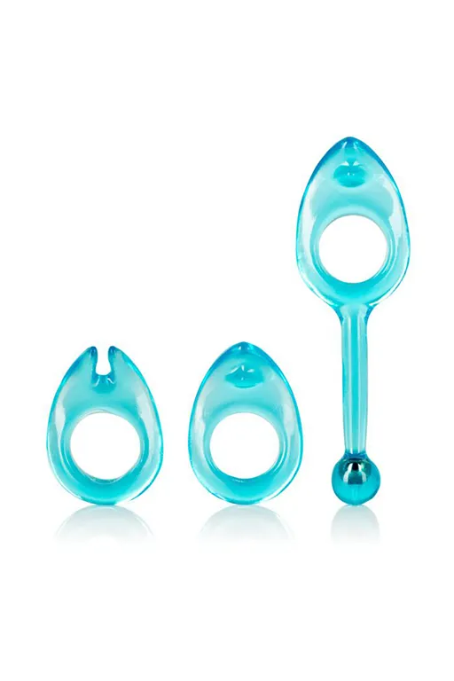 набор из трех эрекционных колец class rings в 