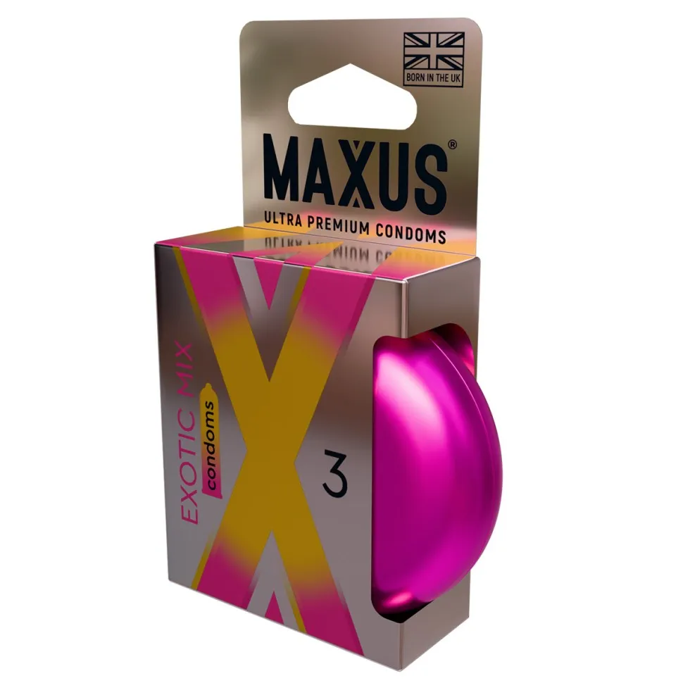 Презервативы Презервативы MAXUS Exotic Mix 3 шт. ароматизированые в 