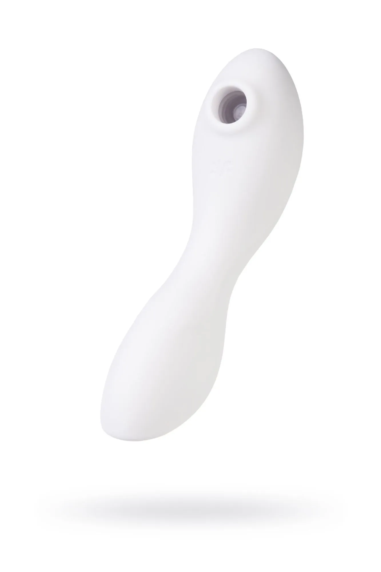 вакуумный стимулятор клитора satisfyer curvy trinity 5+, белый в 